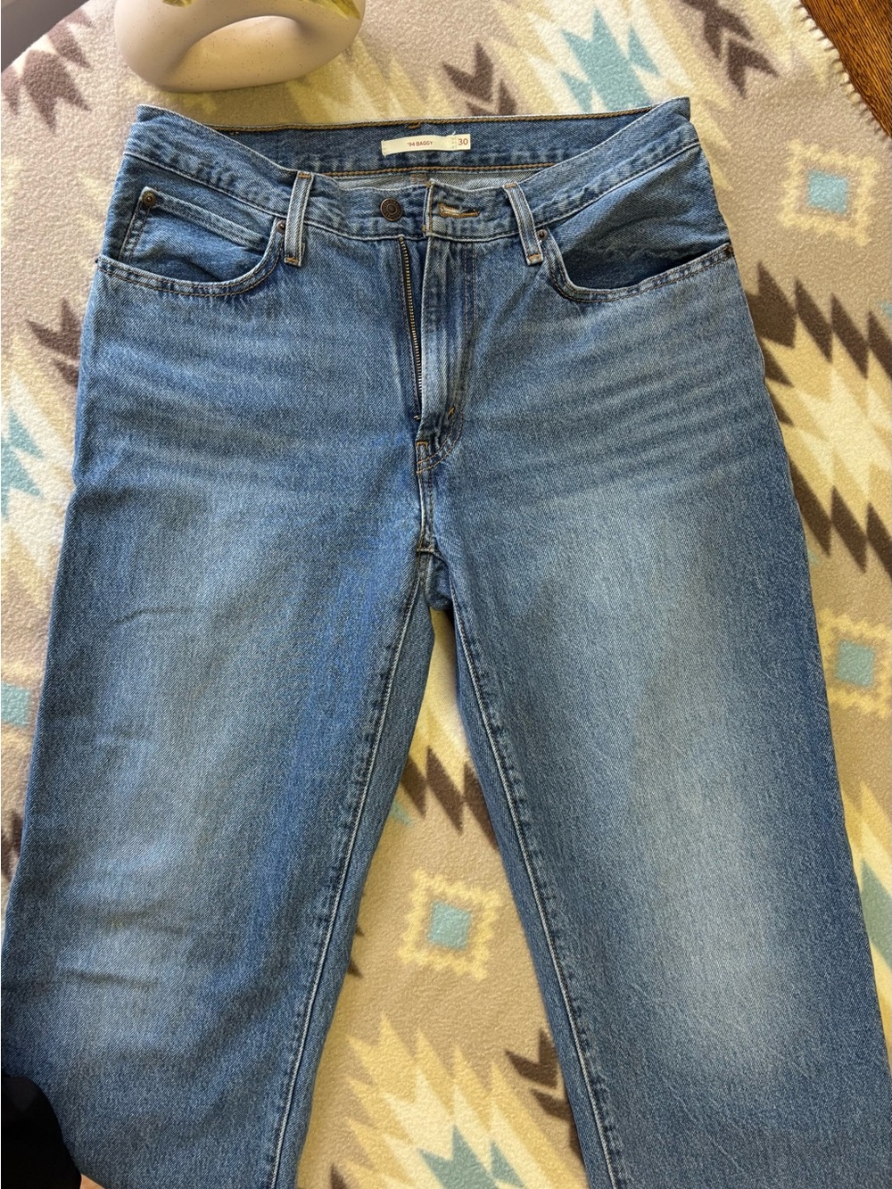 Levi's Light Blue Straight Leg Jeans